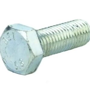PARAFUSO. CAB. SEXT. ROSCA INTEIRA - DIN 933 - M10-1.50MA X 100 - ZINCADO BRANCO CLASSE 5.8